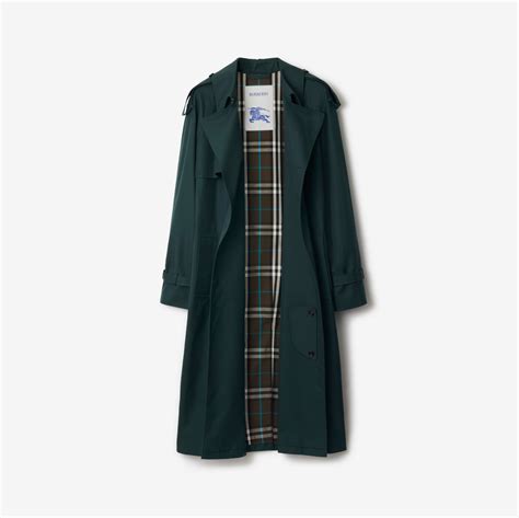 trench burberry uomo il duca d'aostausato|Long Cotton Blend Trench Coat in Anchor .